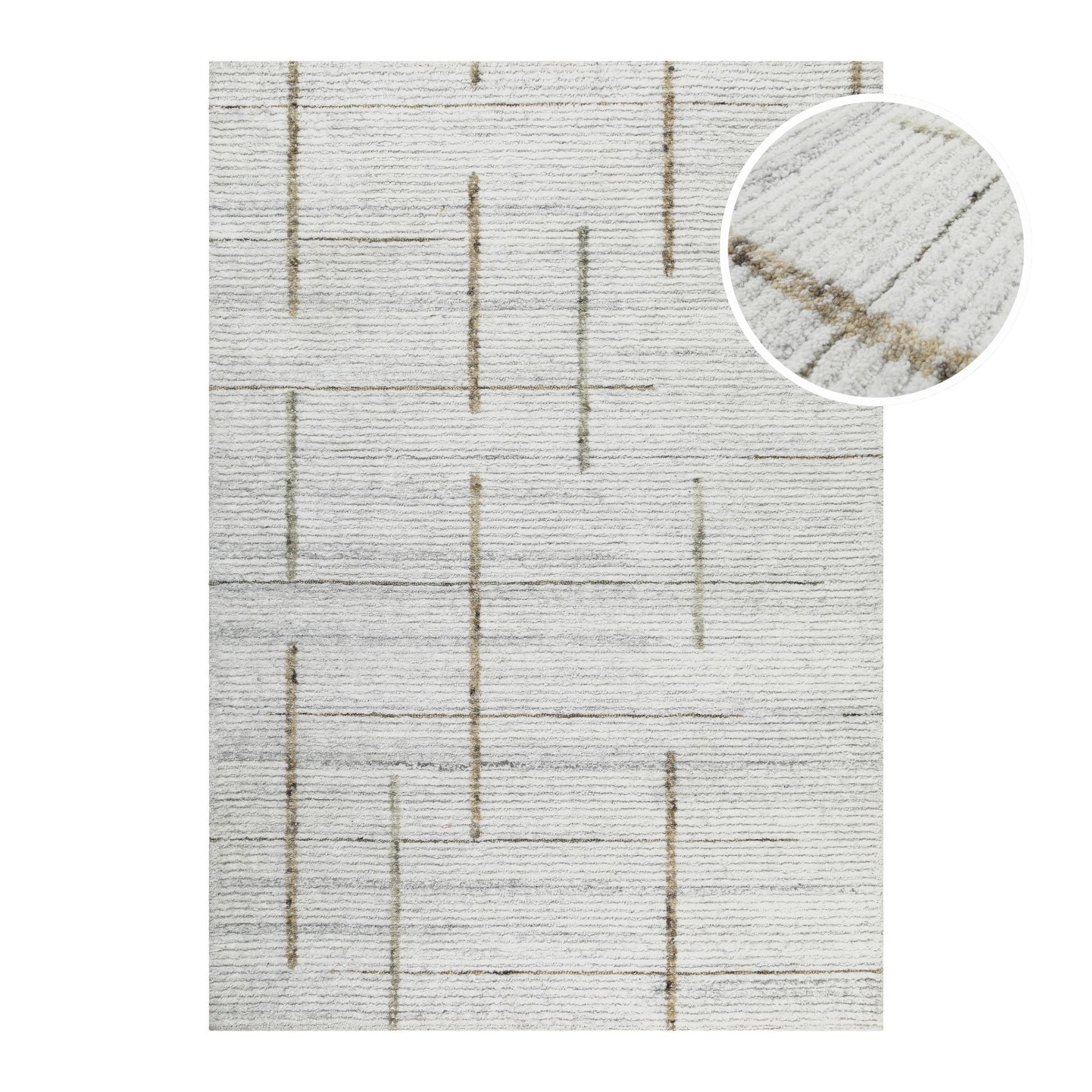 Kurzflor Teppich Perl Weiß "Hamptons TWENTYTWO" WECONhome