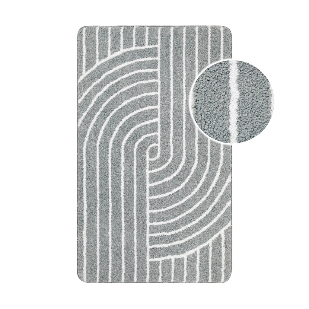 Badteppich Grau "Hilda" WECONhome Basics