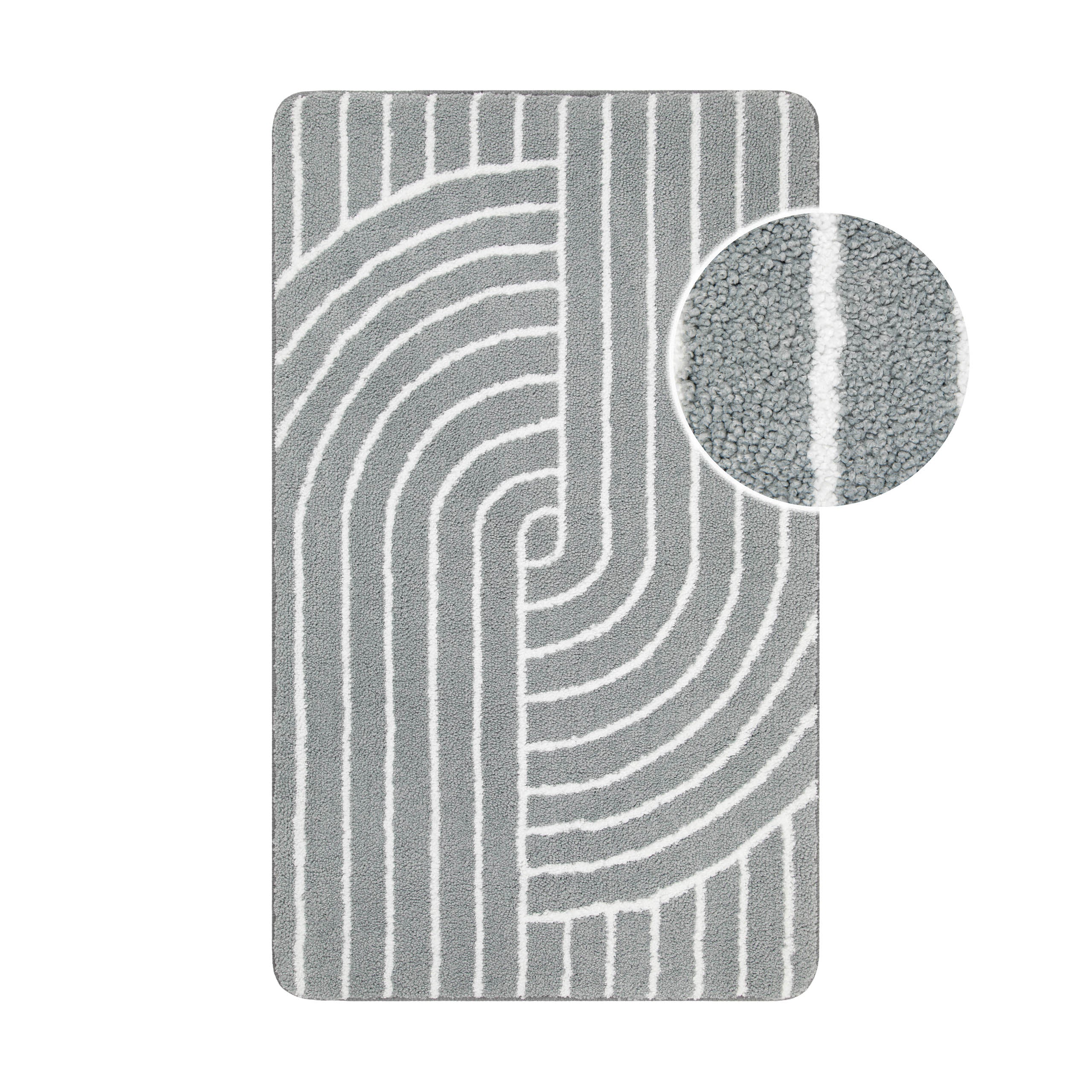 Badteppich Grau "Hilda" WECONhome Basics