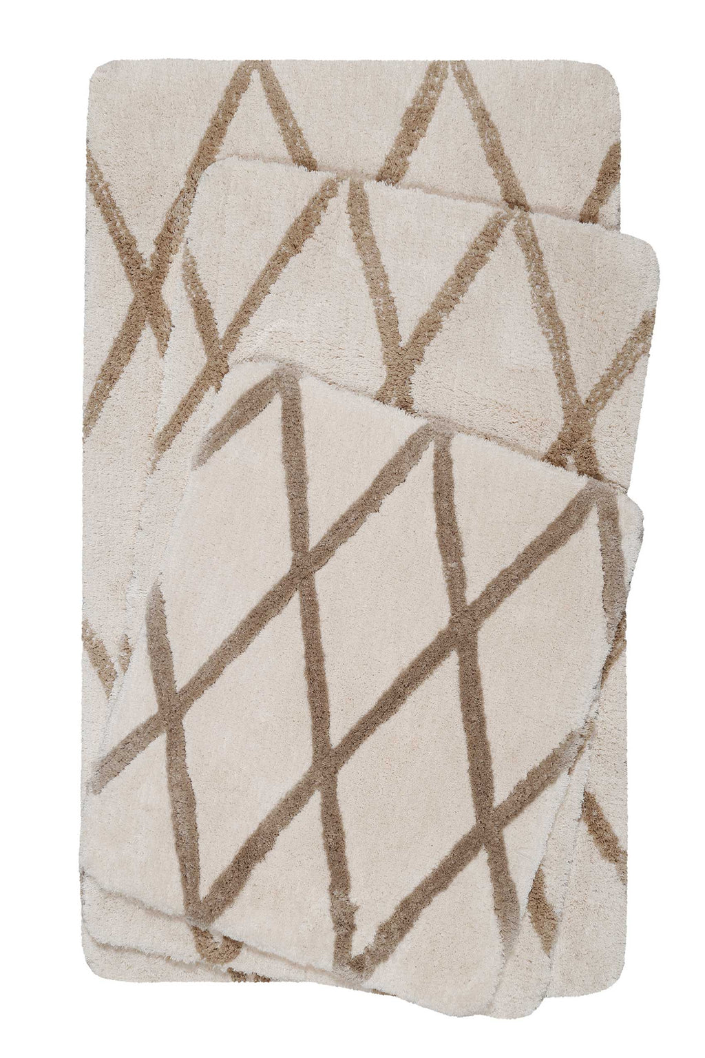 Badteppich Beige Sand "San Bosa" Homie Living