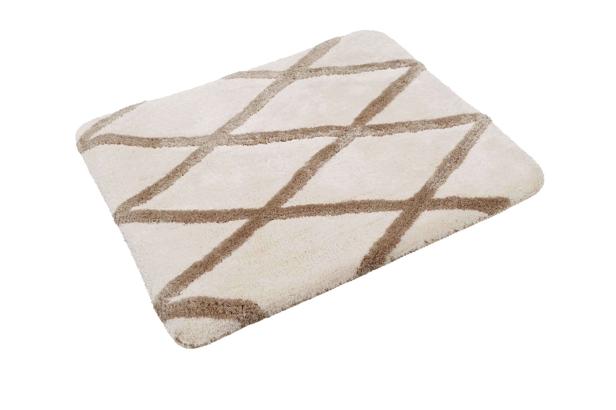 Badteppich Beige Sand "San Bosa" Homie Living