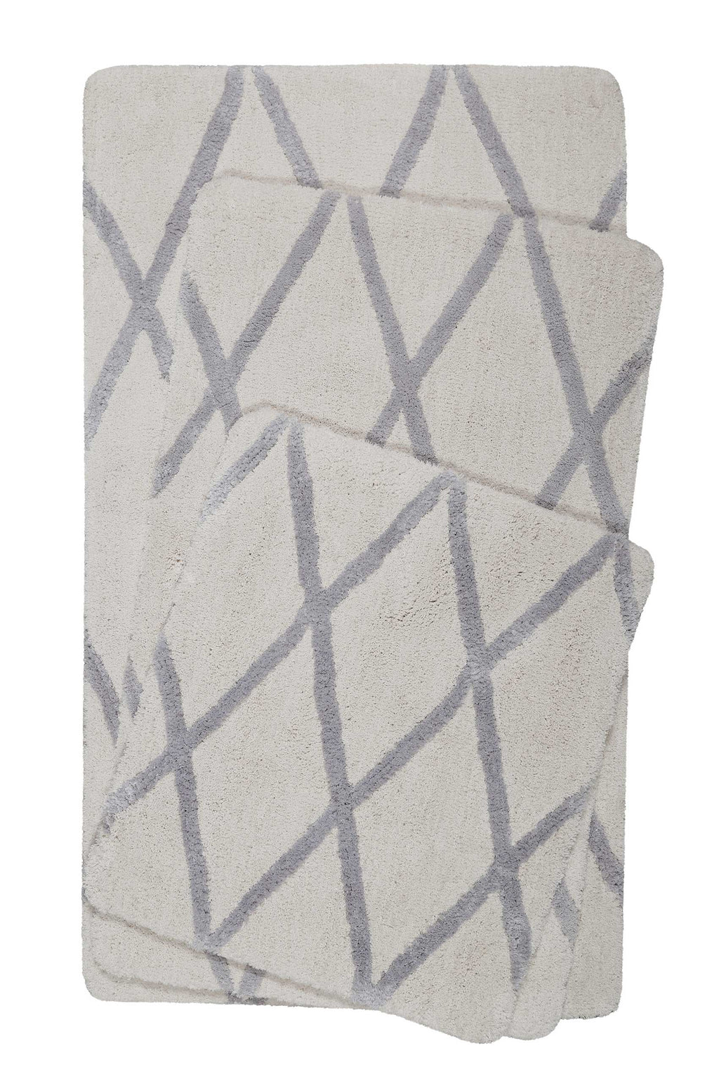 Badteppich Beige Grau "San Bosa" Homie Living