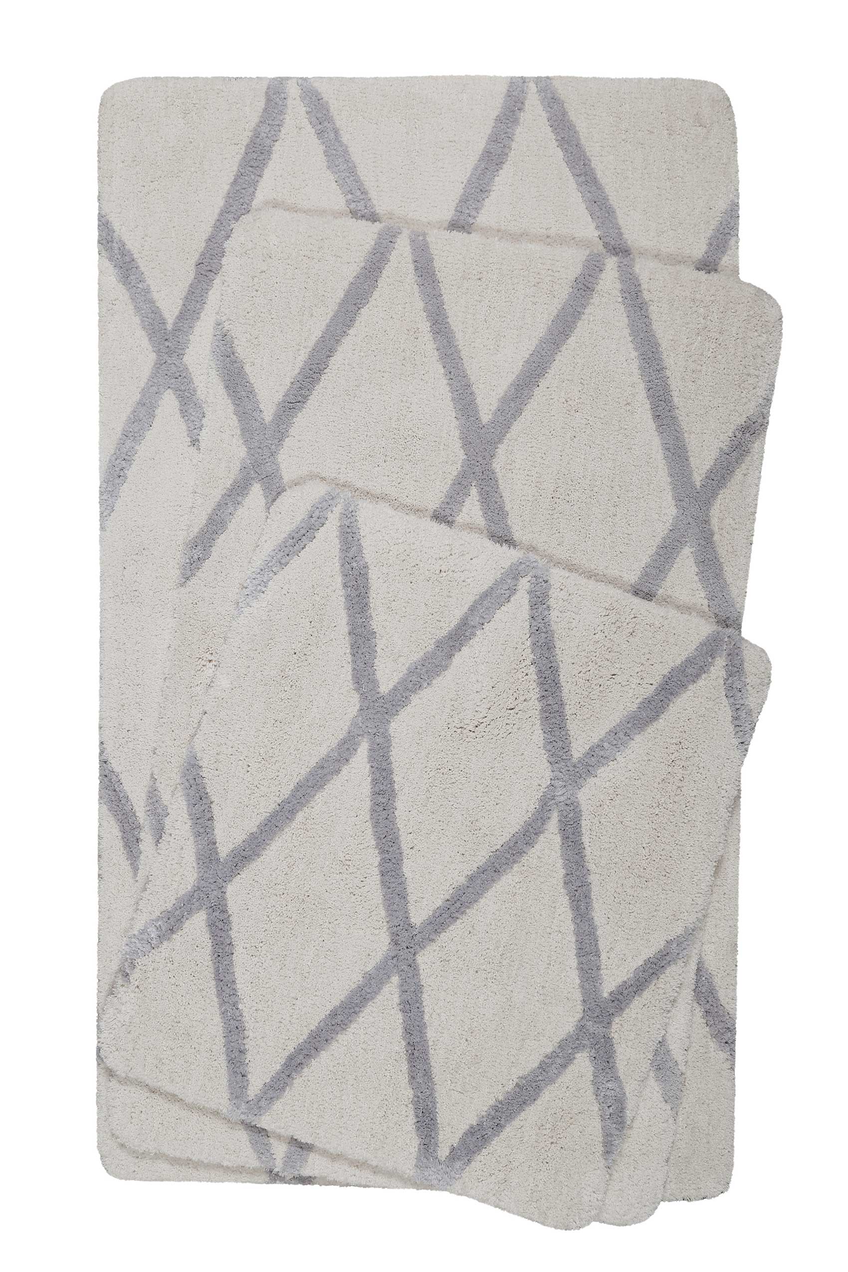 Badteppich Beige Grau "San Bosa" Homie Living