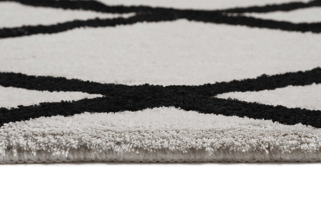 Badteppich Creme Schwarz "San Bosa" Homie Living