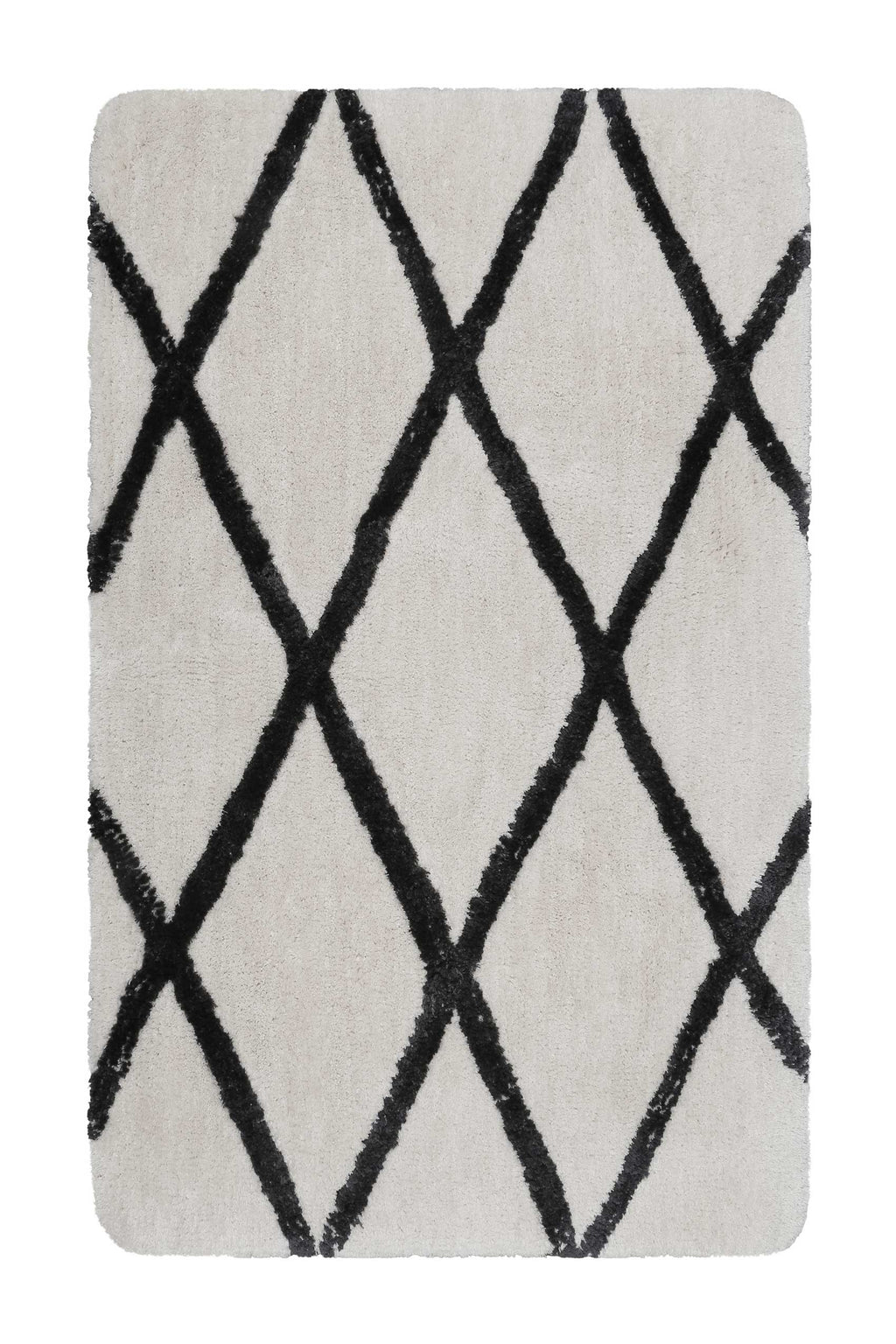 Badteppich Creme Schwarz "San Bosa" Homie Living