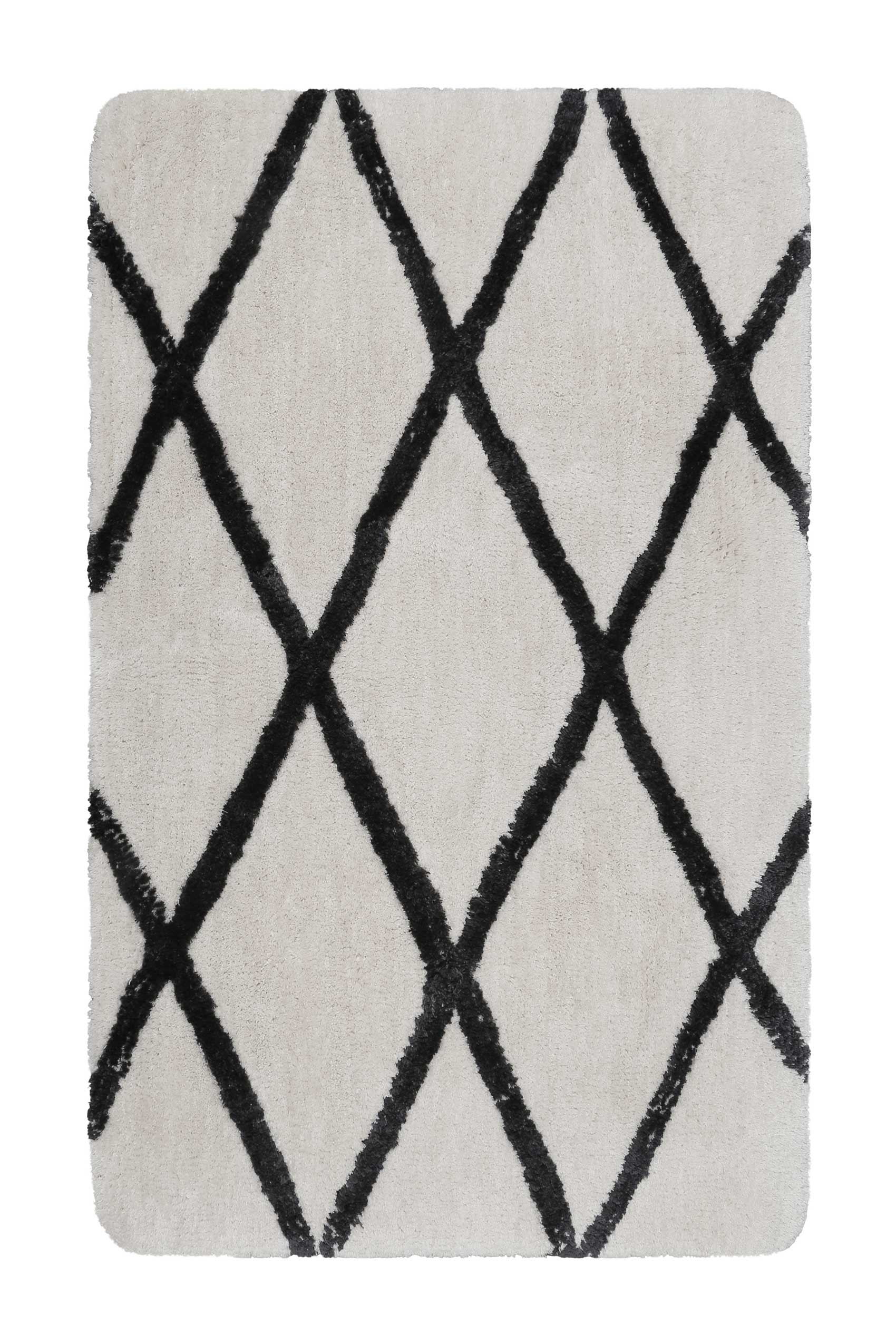 Badteppich Creme Schwarz "San Bosa" Homie Living