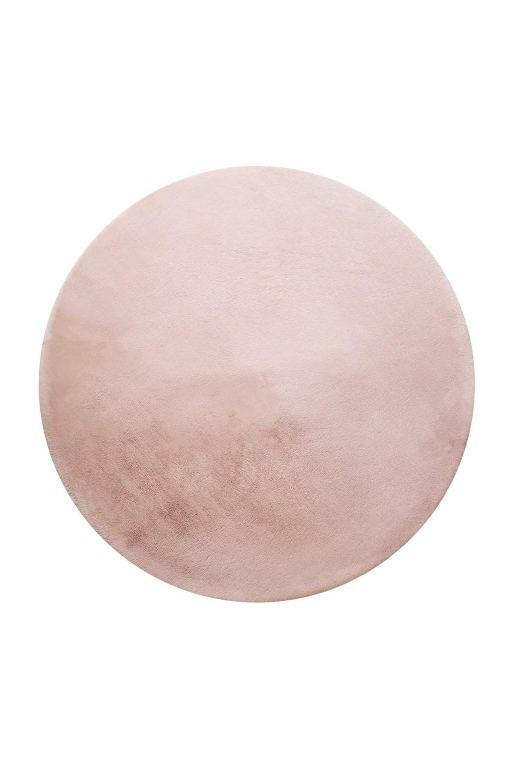 Teppich Rund Rosa kuschelig & flauschig "Vita" Homie Living