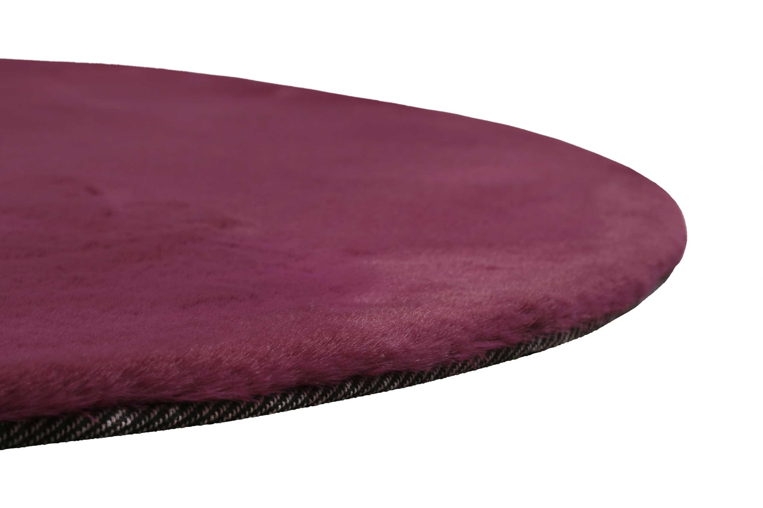 Teppich Rund Violett kuschelig & flauschig "Vita" Homie Living