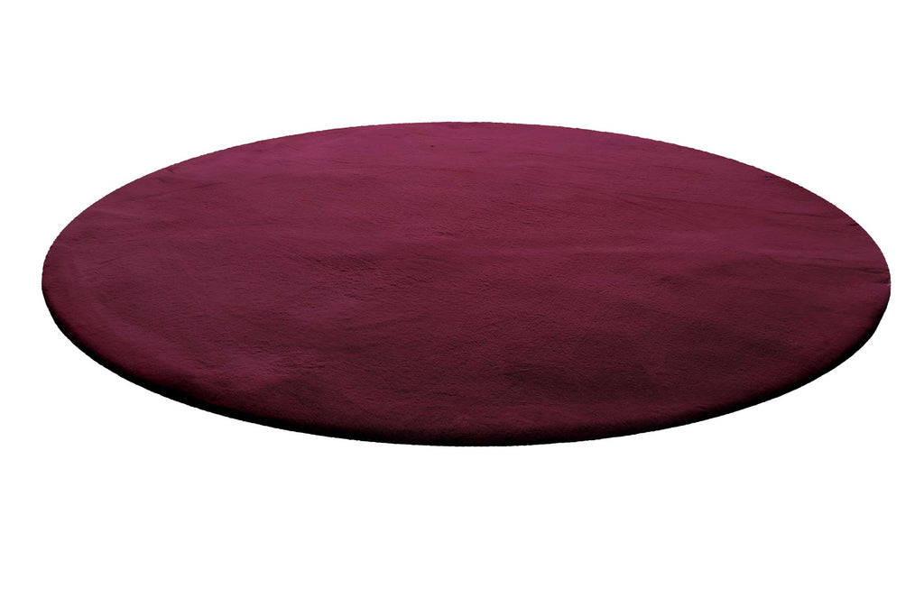 Teppich Rund Violett kuschelig & flauschig "Vita" Homie Living