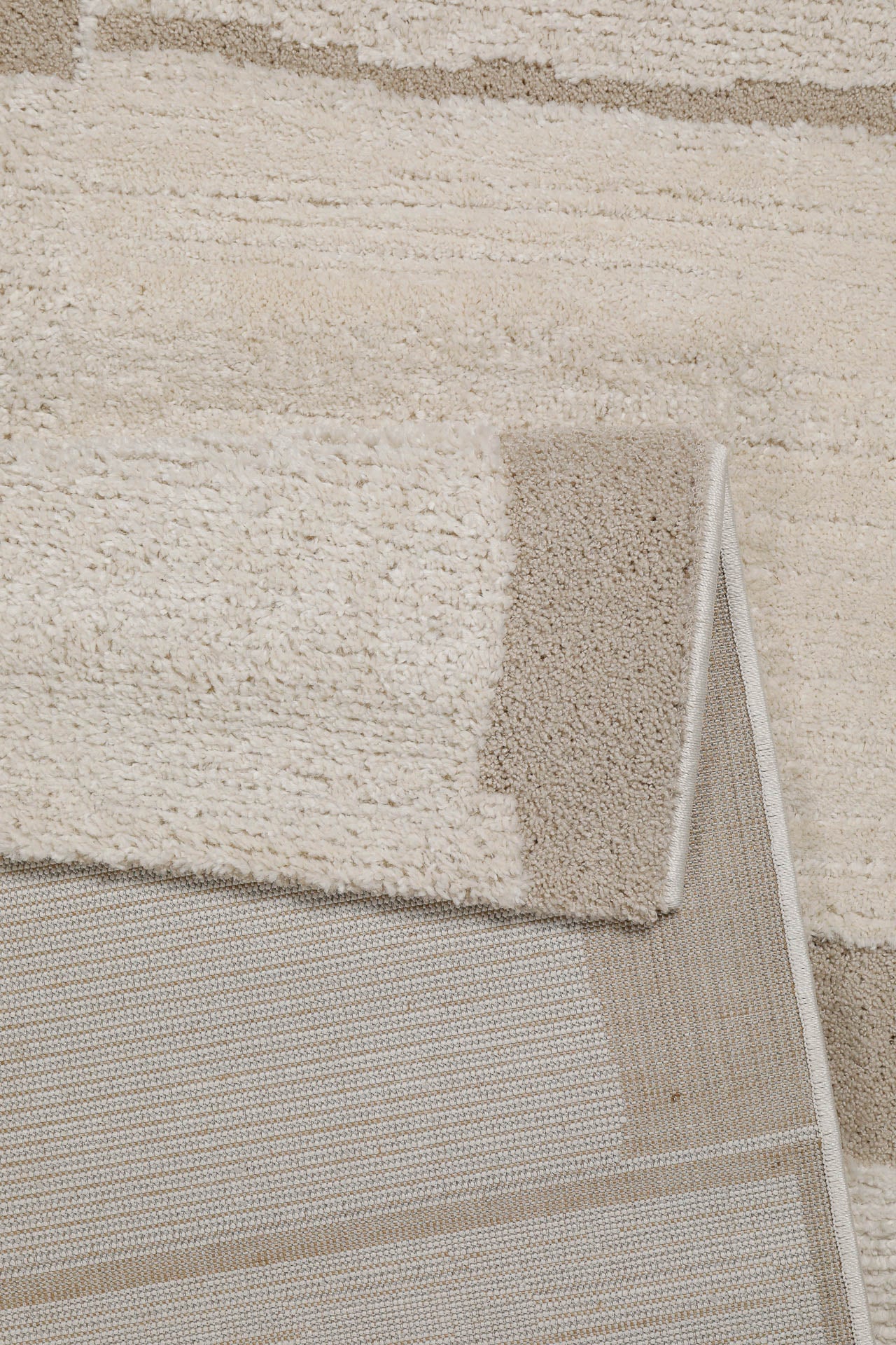 Kurzflor Teppich Creme Beige "Ingvar" WECONhome