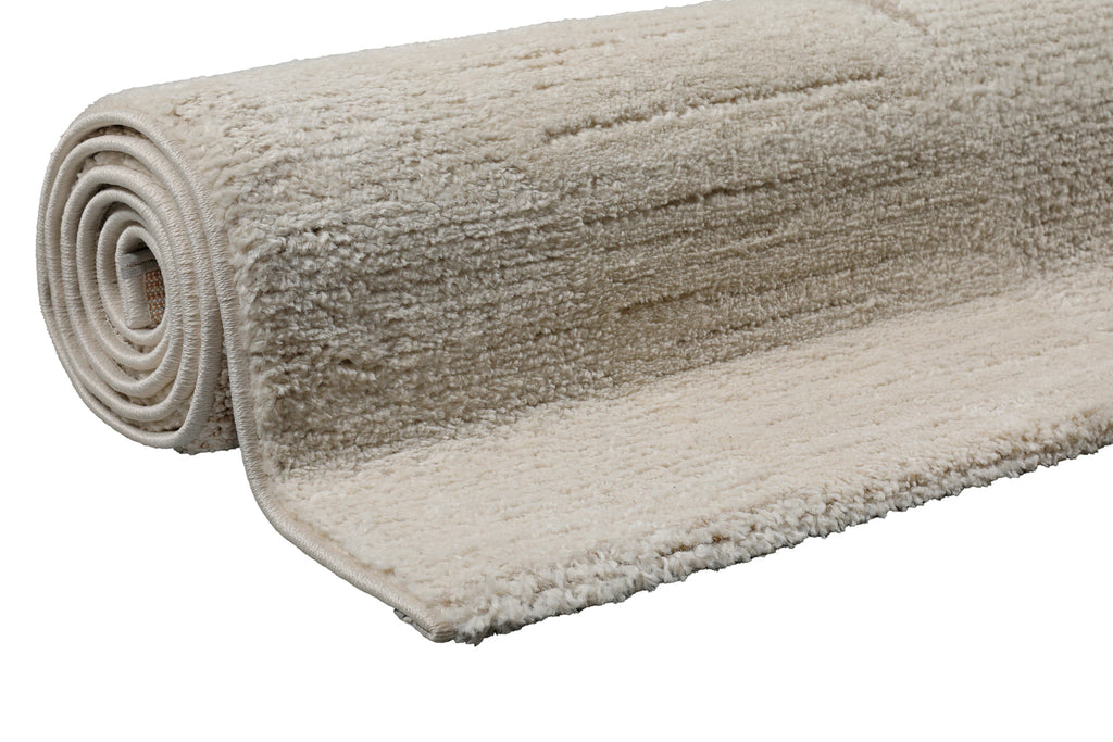 Kurzflor Teppich Creme Beige "Ingvar" WECONhome
