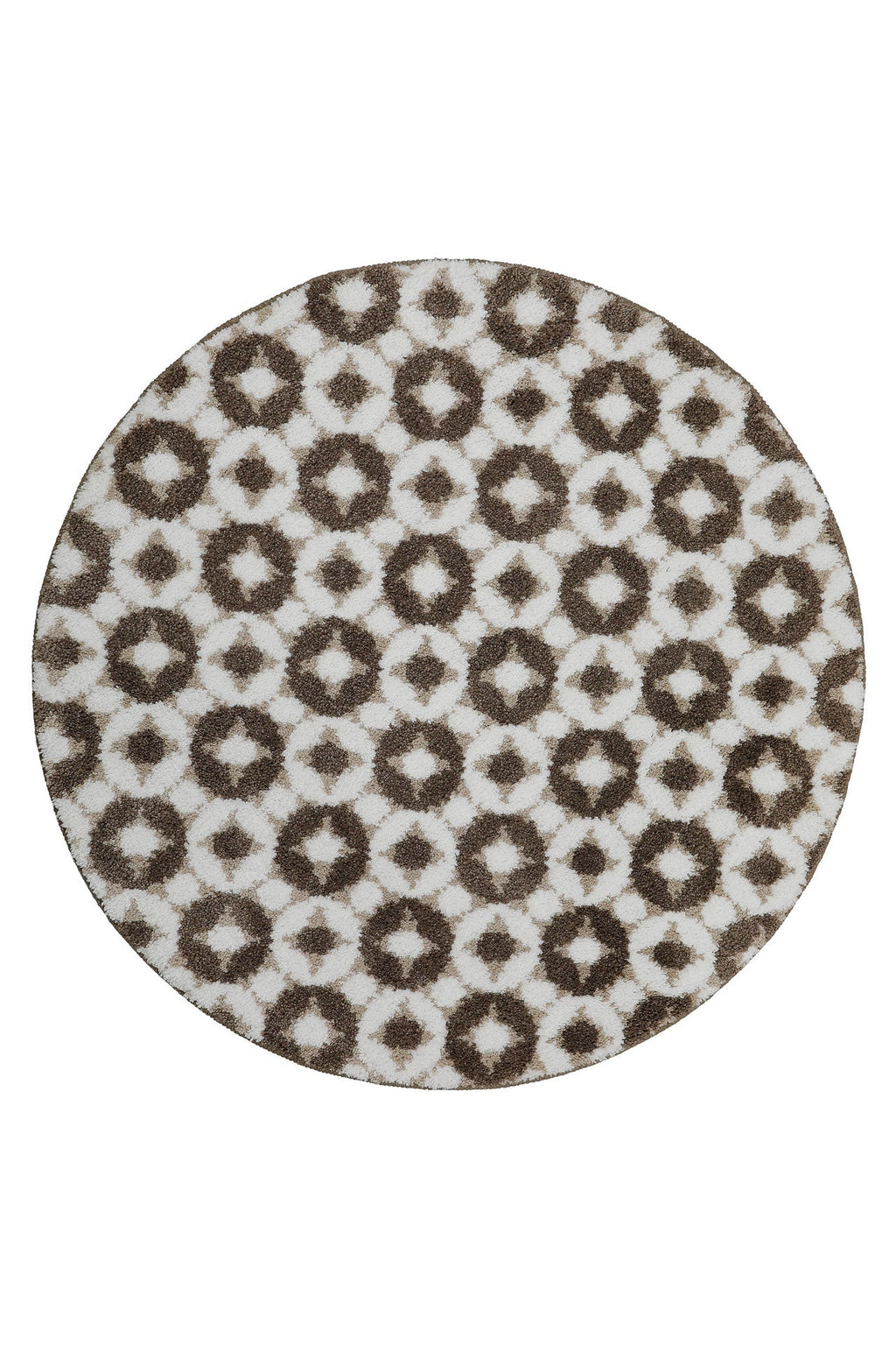 Badteppich Weiß Beige Braun "J&J" WECONhome Basics