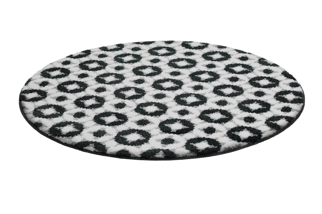 Badteppich Weiß Grau "J&J" WECONhome Basics