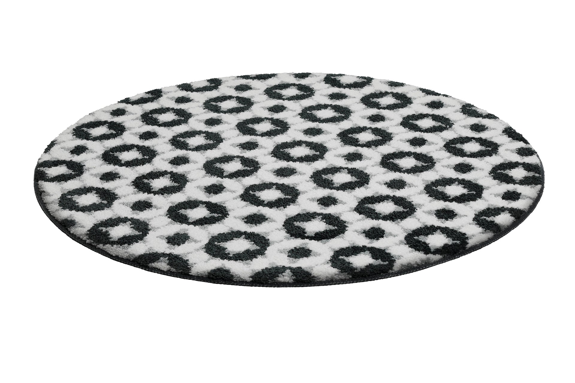 Badteppich Weiß Grau "J&J" WECONhome Basics