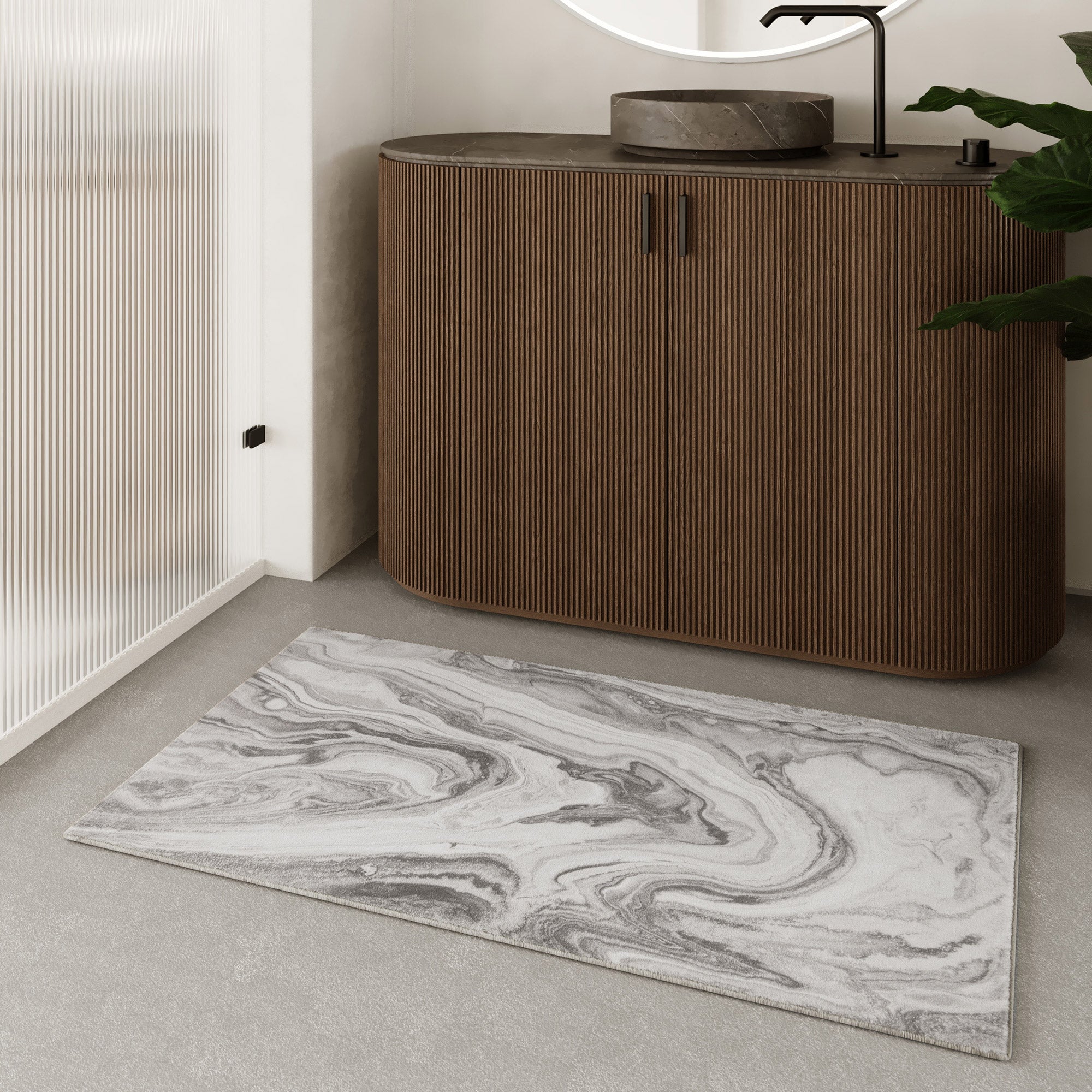 Badteppich Greige "Jani" WECONhome
