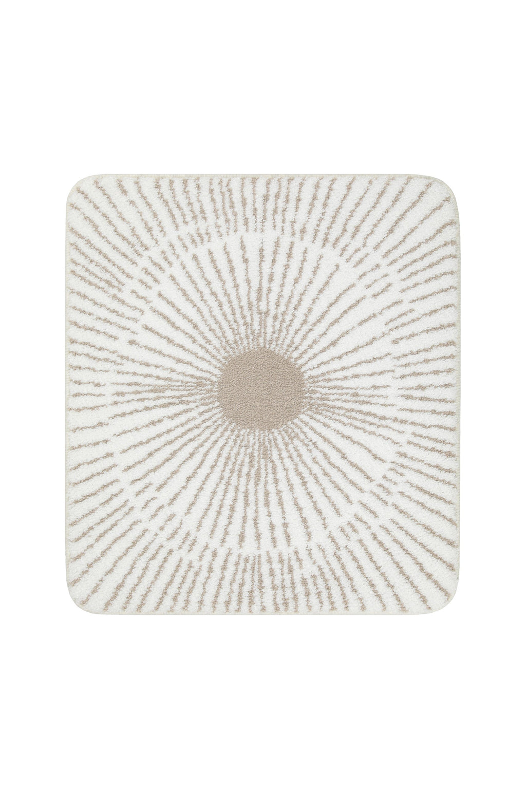 Badteppich Weiß Beige "Jasbeer" WECONhome Basics