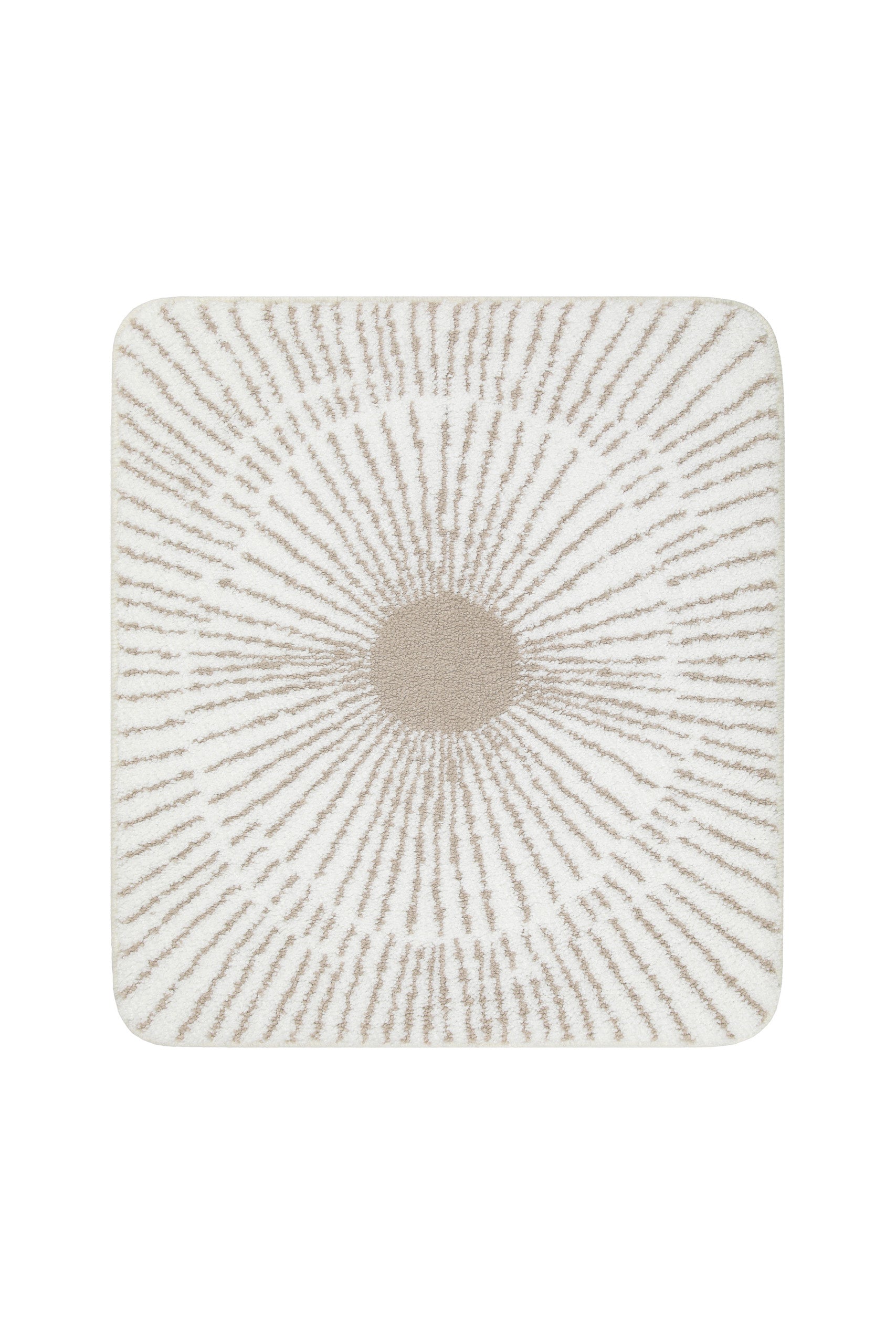 Badteppich Weiß Beige "Jasbeer" WECONhome Basics