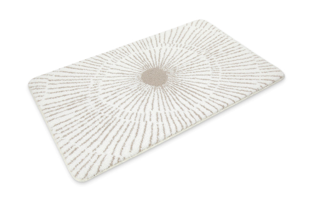 Badteppich Weiß Beige "Jasbeer" WECONhome Basics