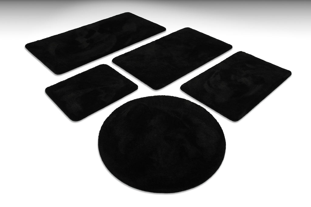 Badteppich Schwarz "Joris" WECONhome Basics