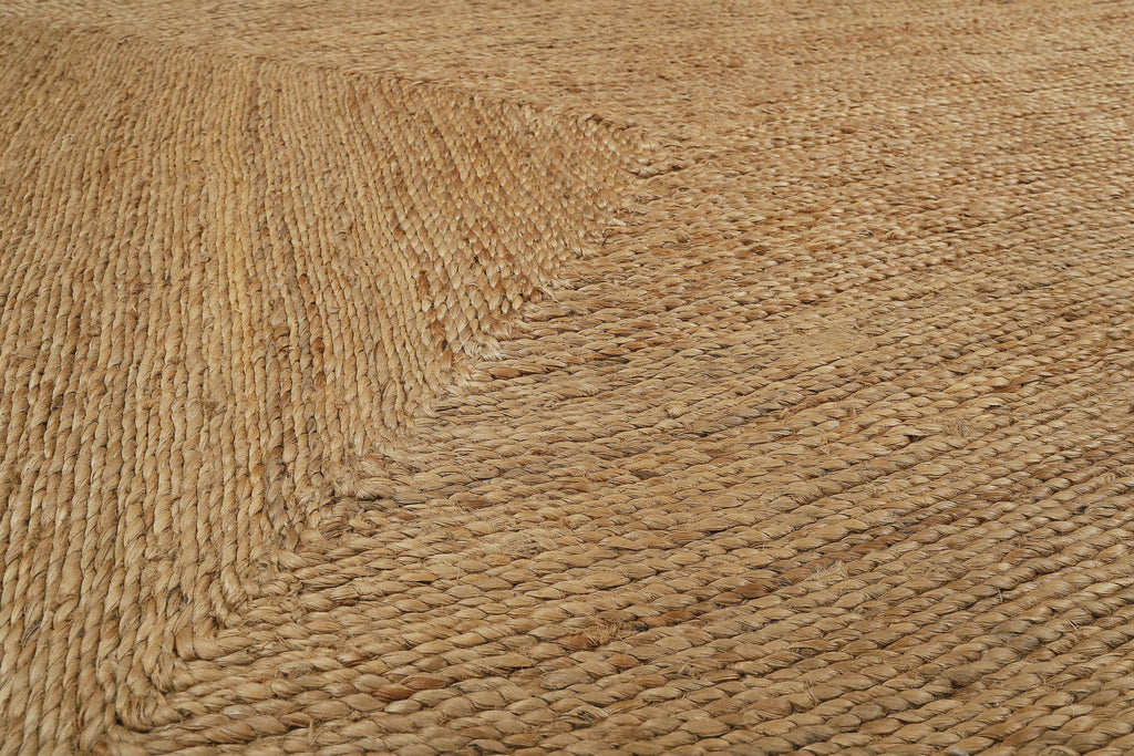 "June" Jute - Teppich - natürlich, handgewebt, schwer