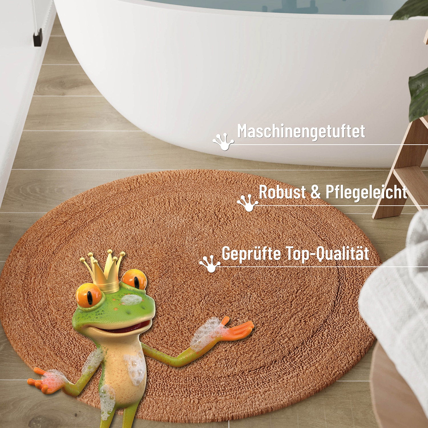 Badteppich Terrakotta "Knut" WECONhome Basics