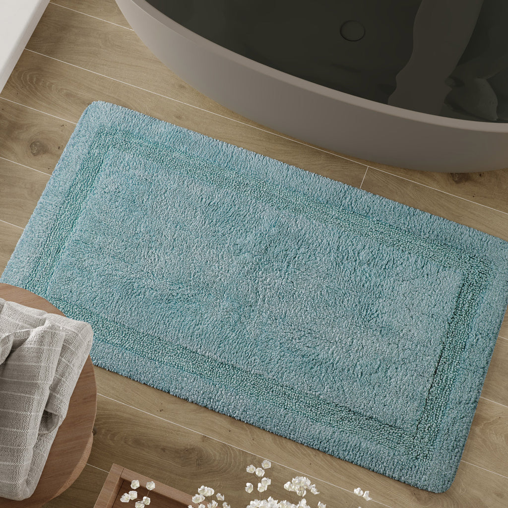 Badteppich Rauch Blau "Knut" WECONhome Basics