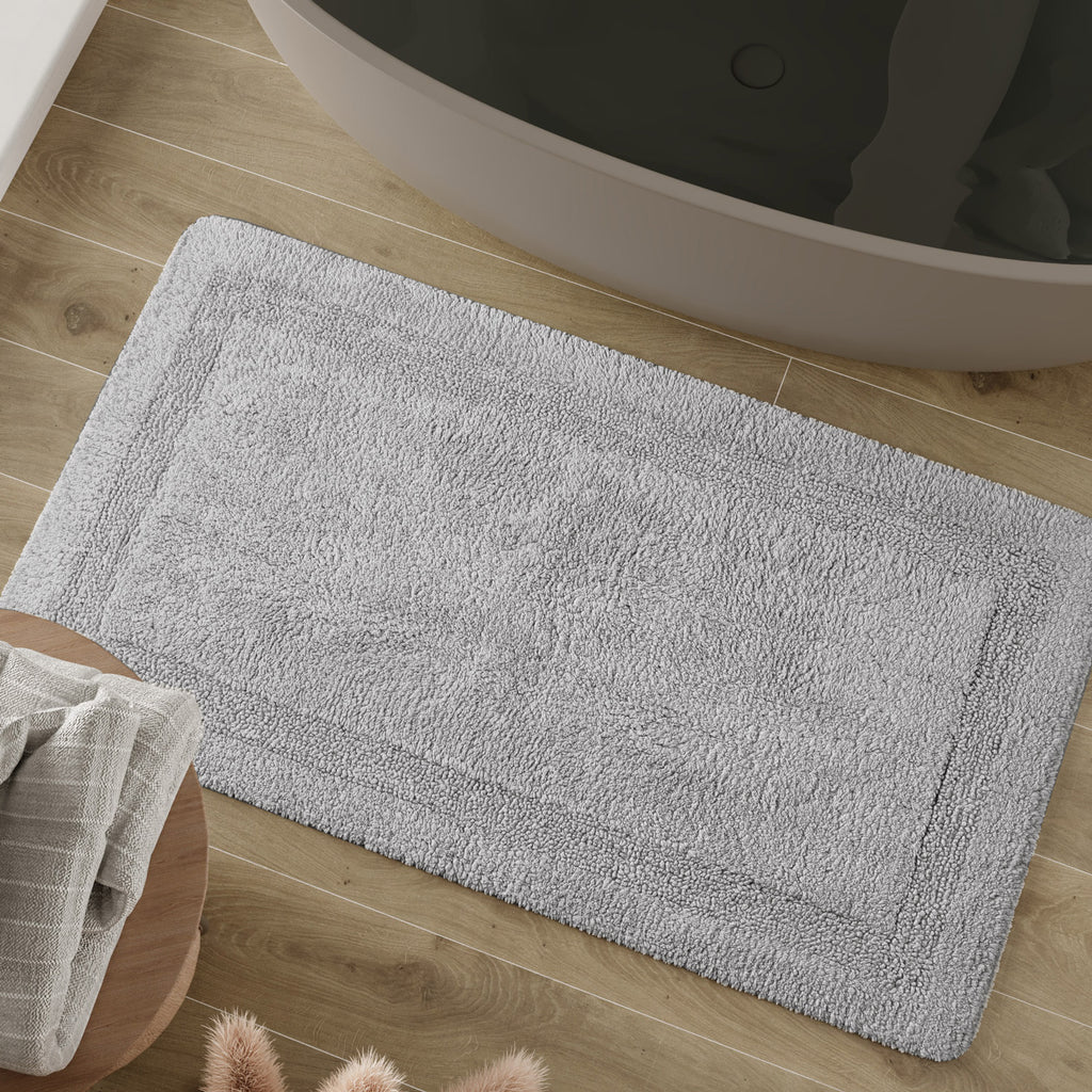 Badteppich Licht Grau "Knut" WECONhome Basics