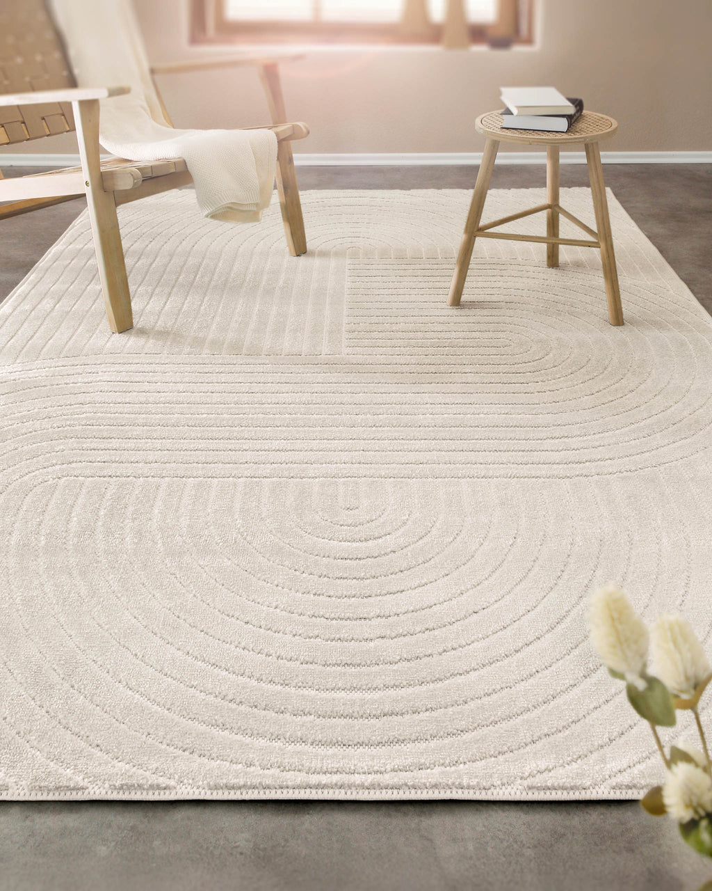 In & Outdoor Teppich Creme Beige "Bacalar" WECONhome