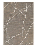 Esprit Kurzflor Teppich Elite in Beige Grau als Freisteller mit modernem Linienmuster