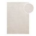 WECONhome Kurzflorteppich Nuuk Arc in Creme Weiß mit Detailansicht
