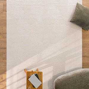 {"class" => "product-thumbnails__image", "alt" => "WECONhome Kurzflorteppich Nuuk Arc in Creme Weiß in einem hellen Wohnzimmer mit einem Holztisch und Sessel"}