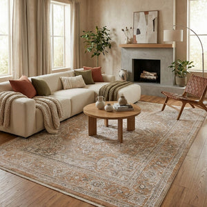 {"class" => "product-thumbnails__image", "alt" => "Esprit Kurzflor Teppich Vintage Soul in Braun Beige mit klassischem Vintage Muster im Wohnzimmer vor Sofa und Couchtisch"}