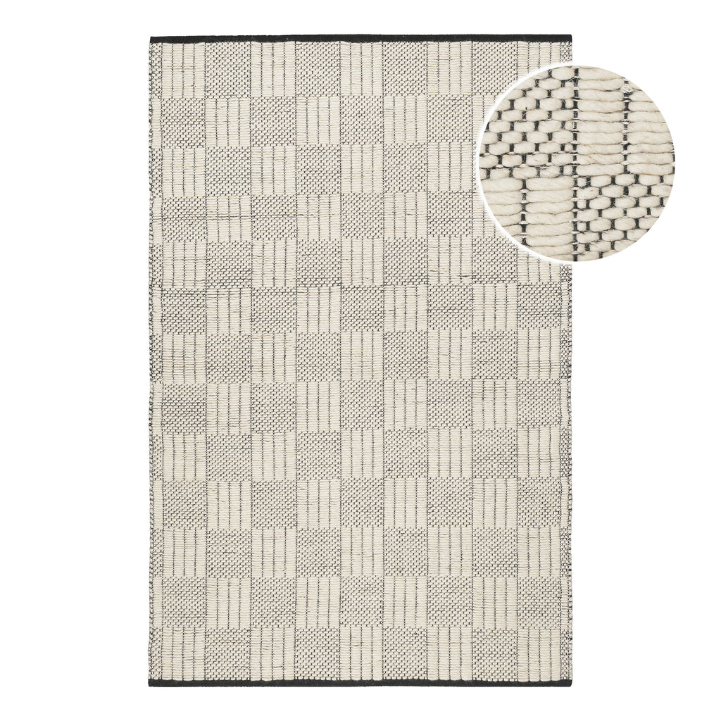 Wollteppich Creme Weiß "Lani" WECONhome
