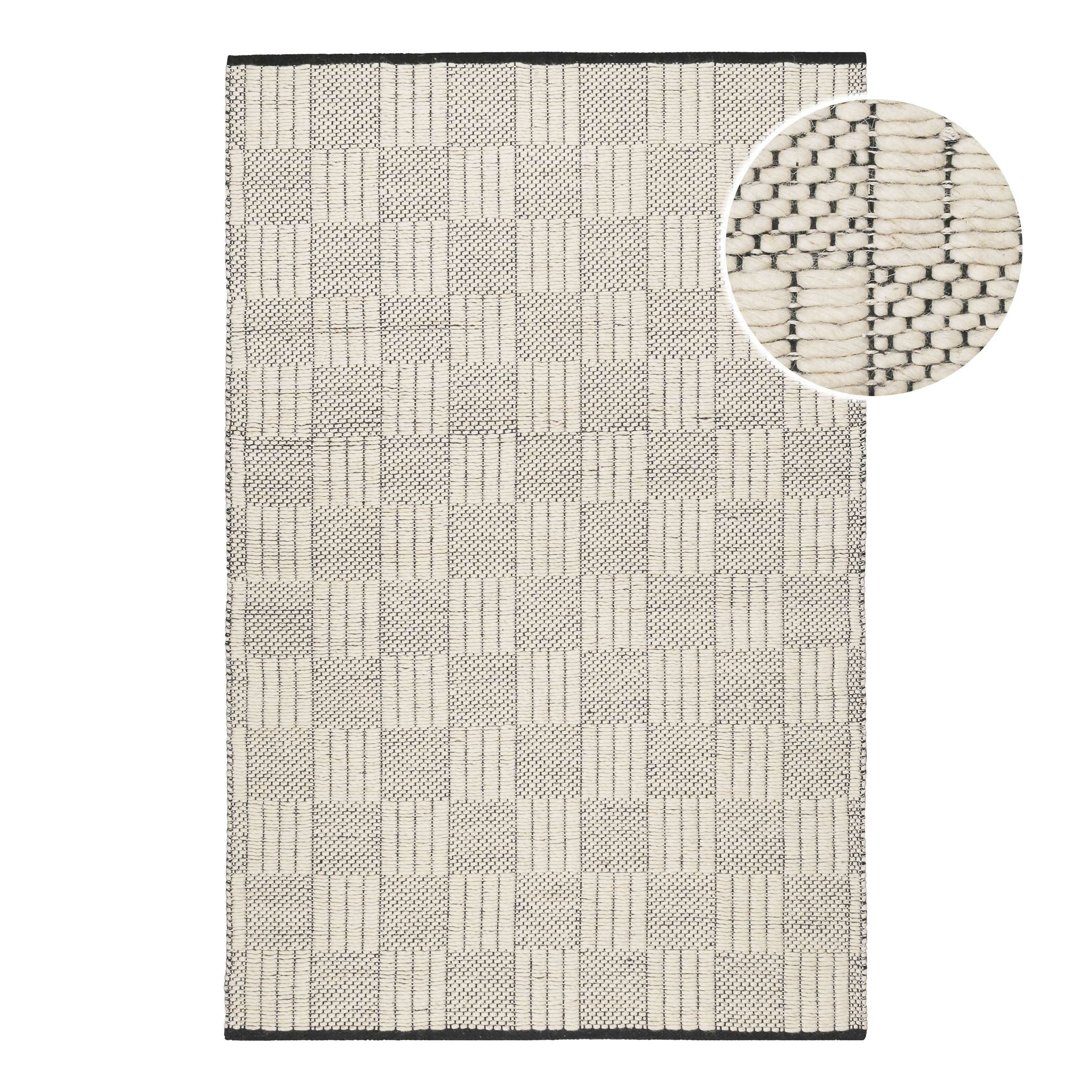 Wollteppich Creme Weiß "Lani" WECONhome