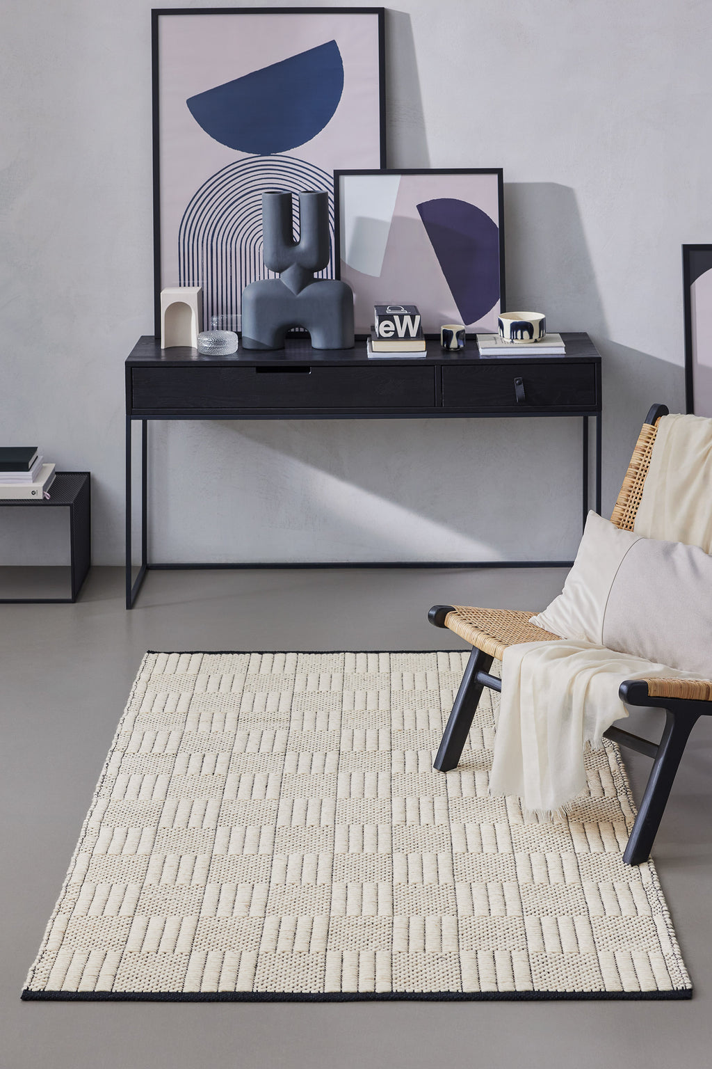 Wollteppich Creme Weiß "Lani" WECONhome