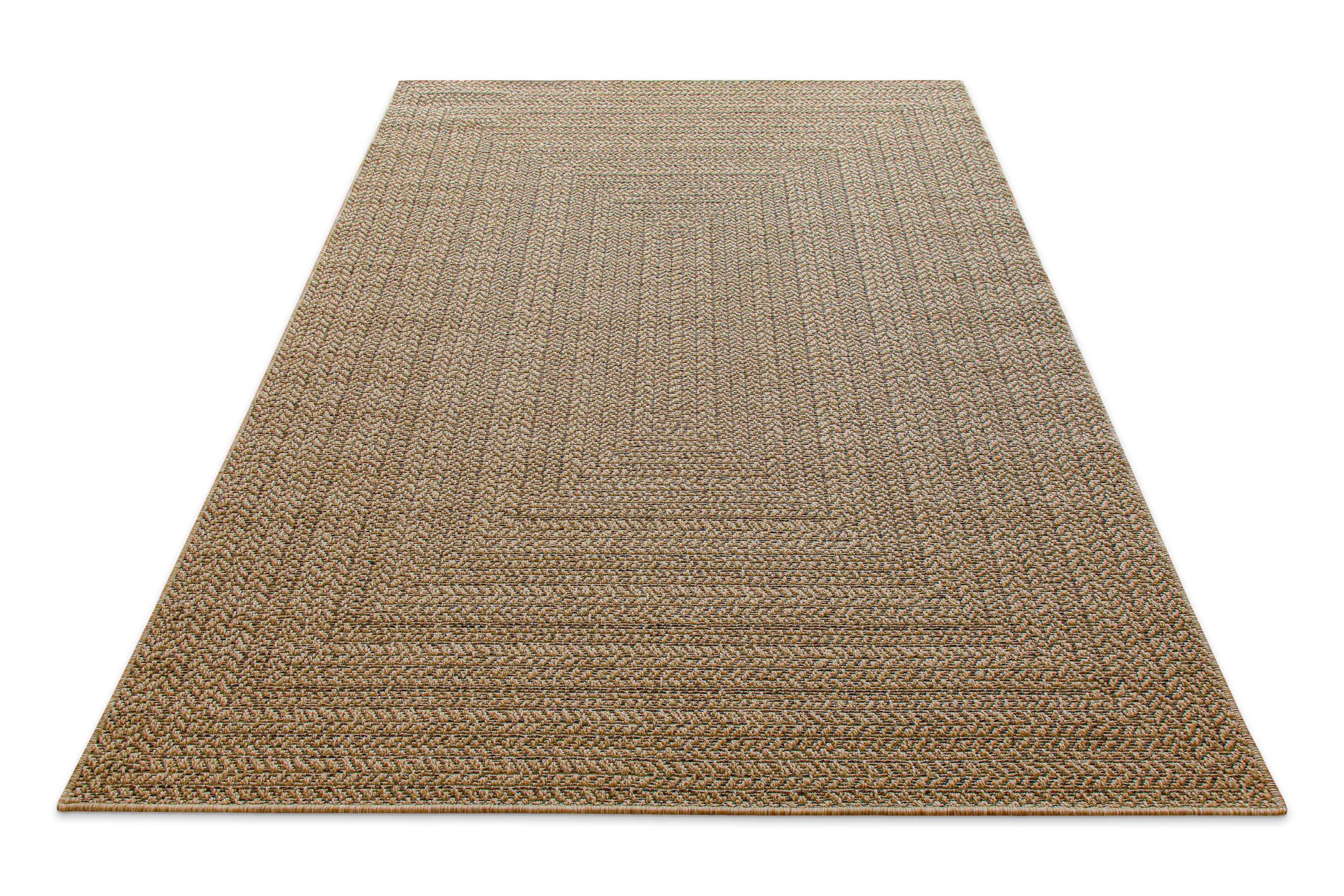 In-& Outdoor Teppich Layo natur rechteckig Perspektive