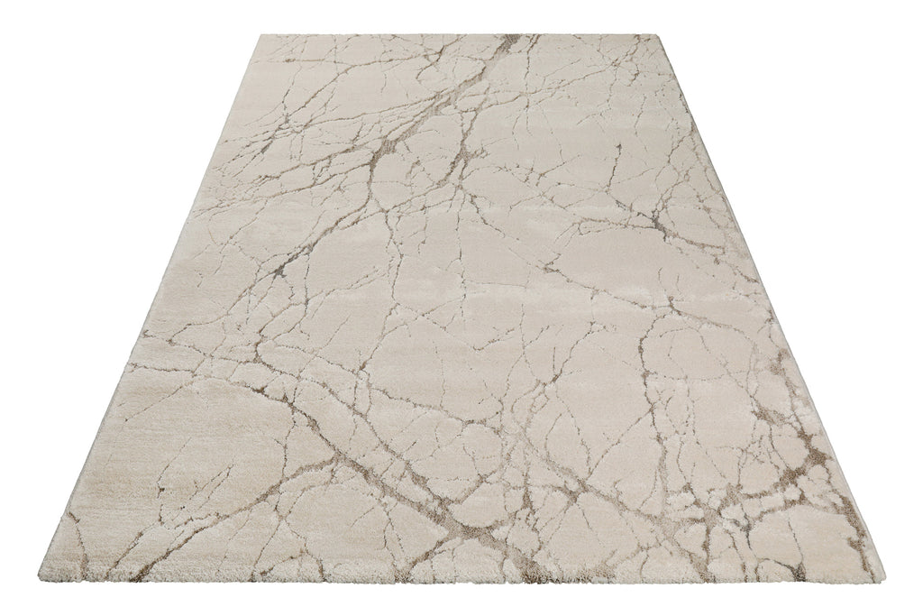 Kurzflor Teppich Creme Beige "Linus" WECONhome