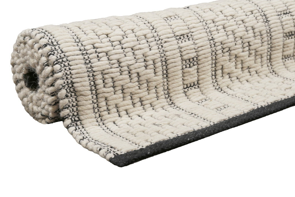 Wollteppich Creme Weiß "Liv" WECONhome