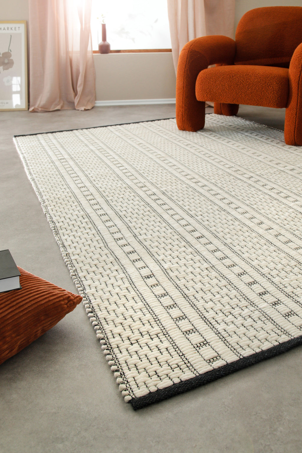 Wollteppich Creme Weiß "Liv" WECONhome