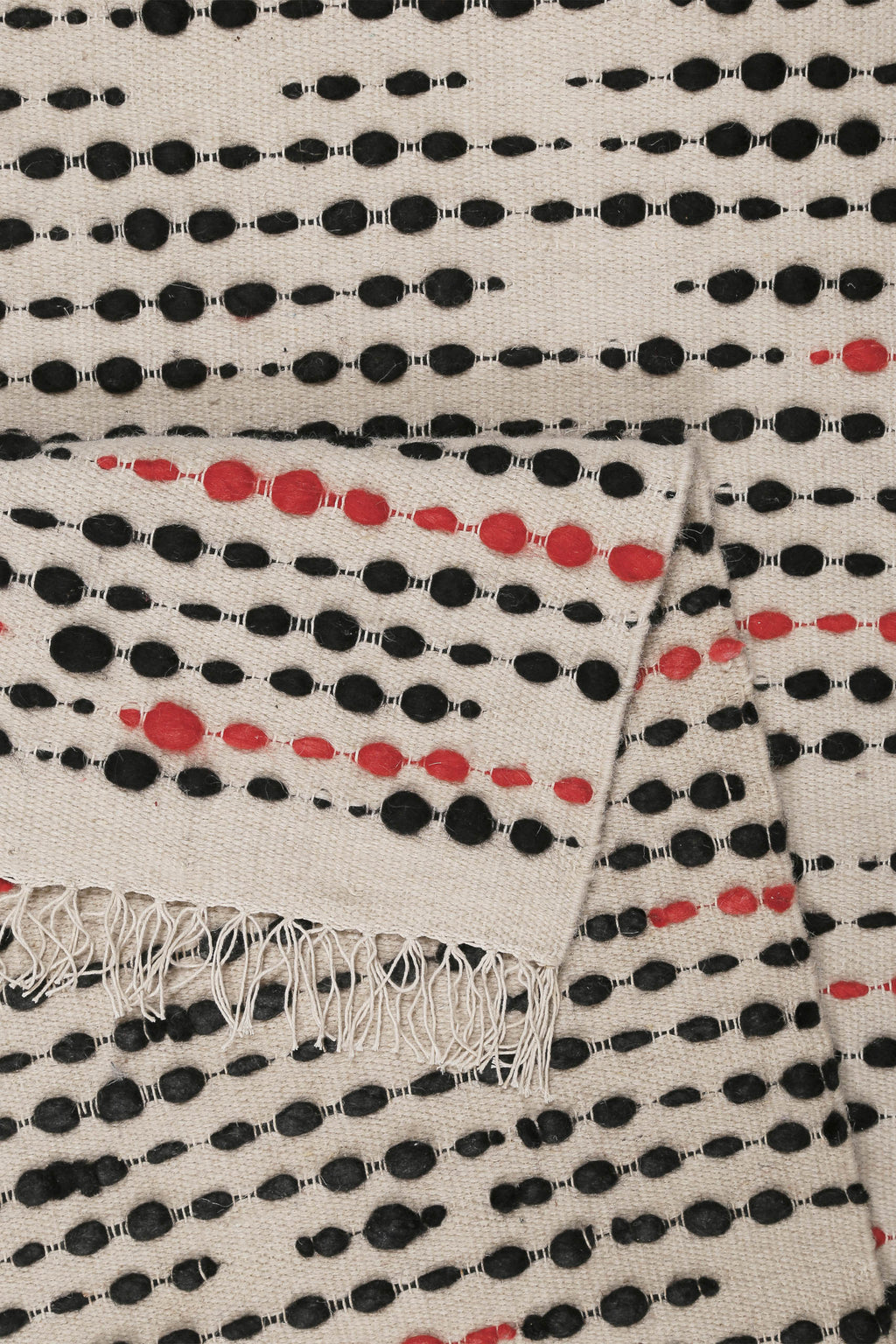Wollteppich Creme Beige "London Red" WECONhome