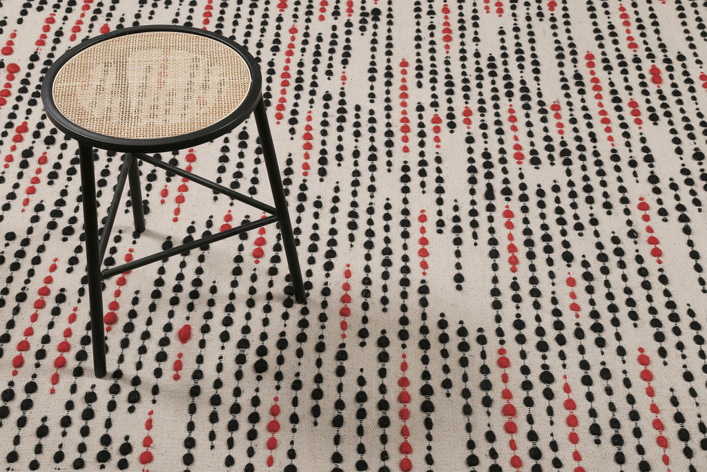 Wollteppich Creme Beige "London Red" WECONhome