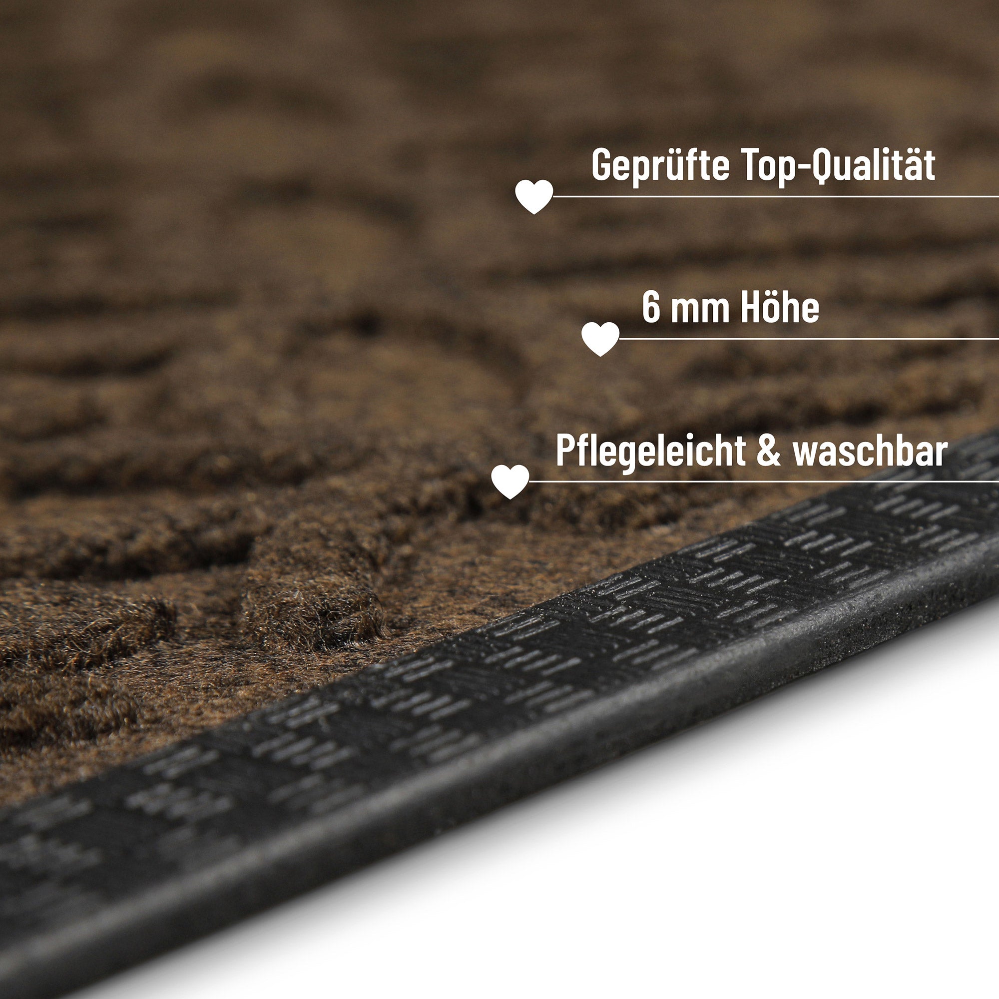 Fußmatte Braun "Midnight Mosaic" WECONhome