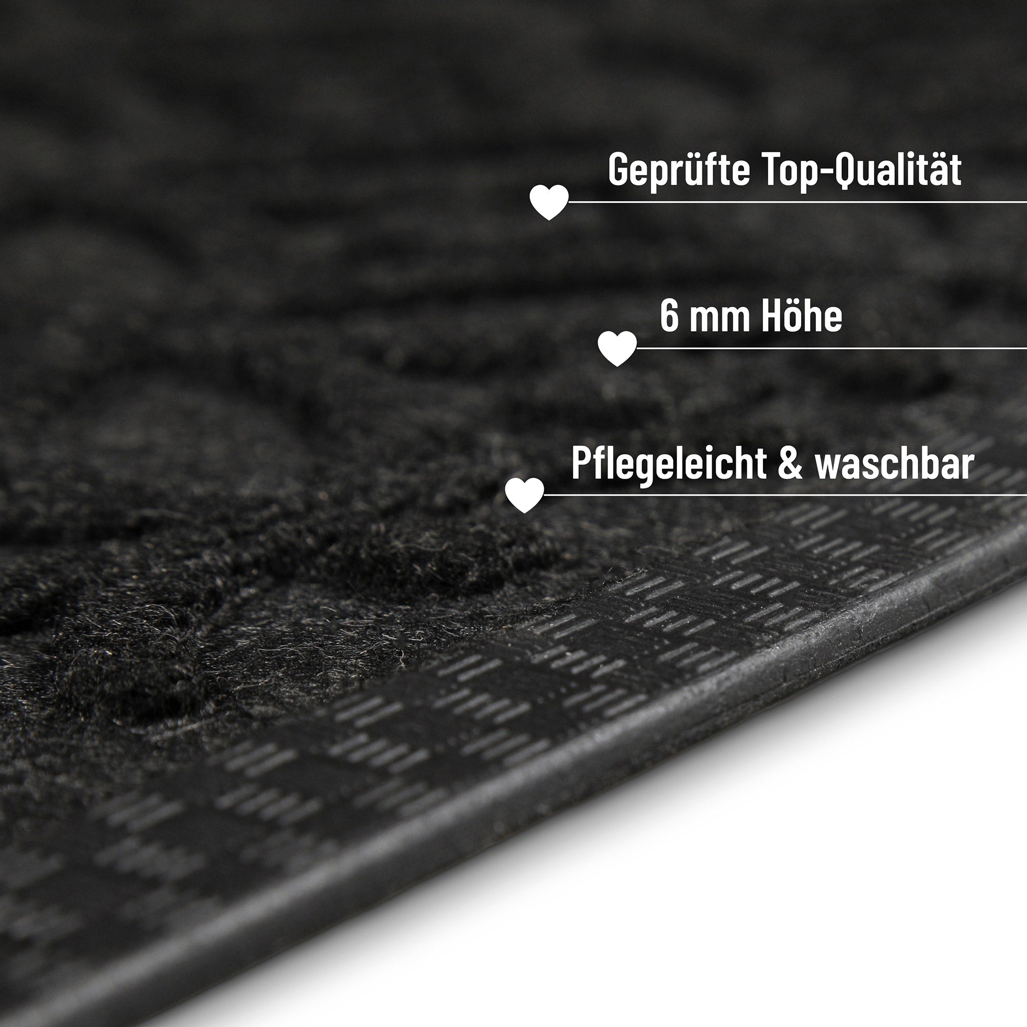 Fußmatte Anthrazit "Midnight Mosaic" WECONhome
