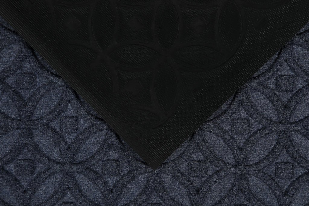 Fußmatte Grau Blau "Midnight Mosaic" WECONhome