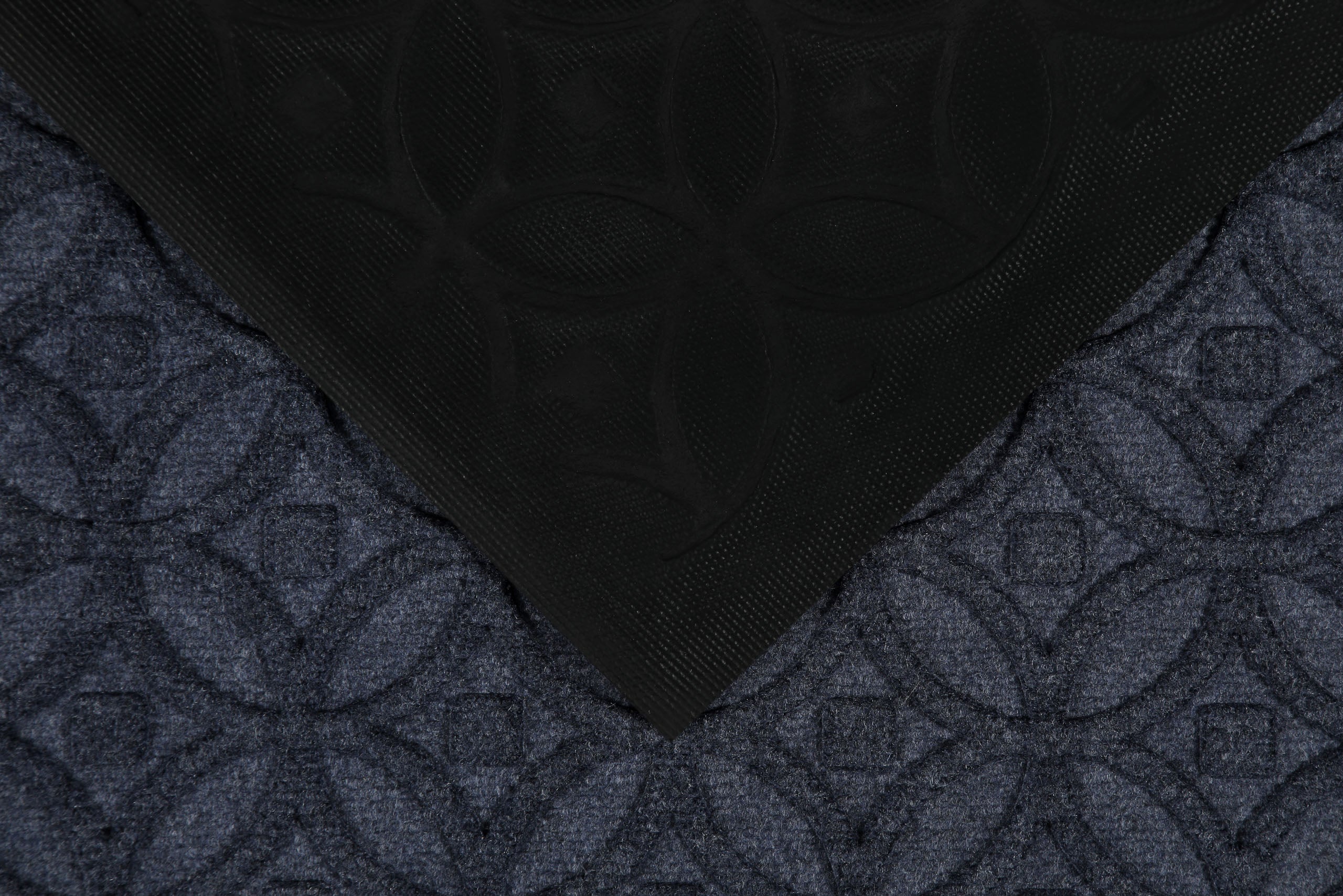 Fußmatte Grau Blau "Midnight Mosaic" WECONhome