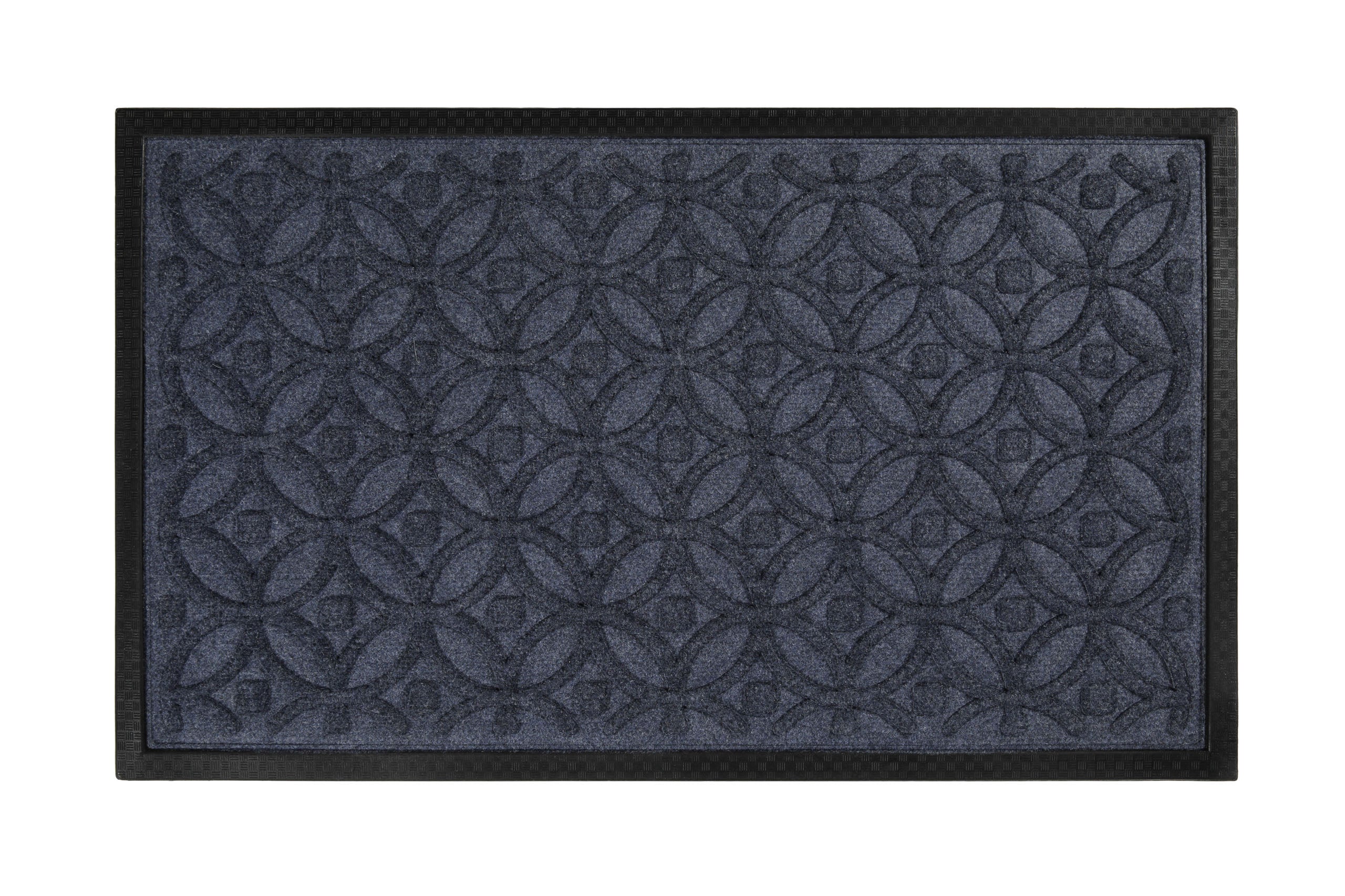 Fußmatte Grau Blau "Midnight Mosaic" WECONhome