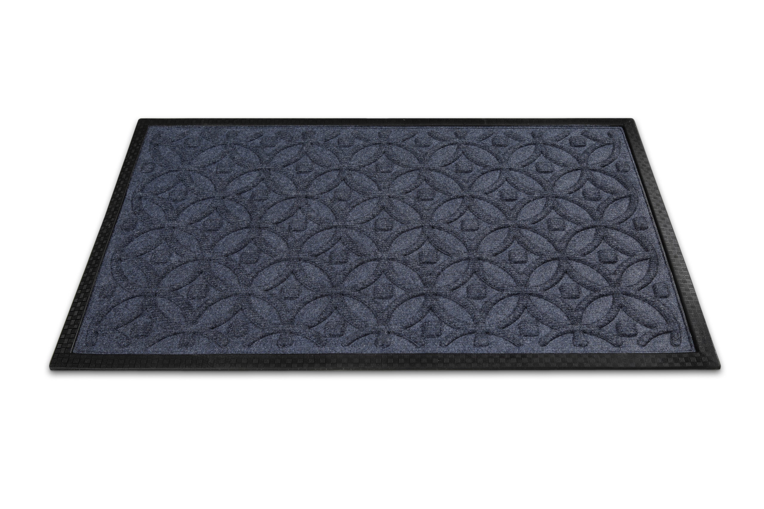 Fußmatte Grau Blau "Midnight Mosaic" WECONhome