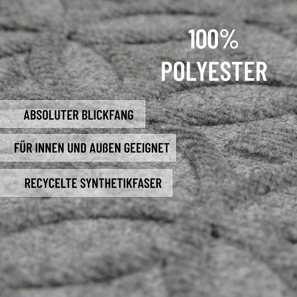Fußmatte Hellgrau "Midnight Mosaic" WECONhome