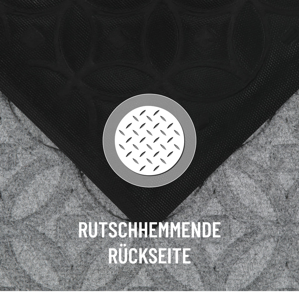 Fußmatte Hellgrau "Midnight Mosaic" WECONhome