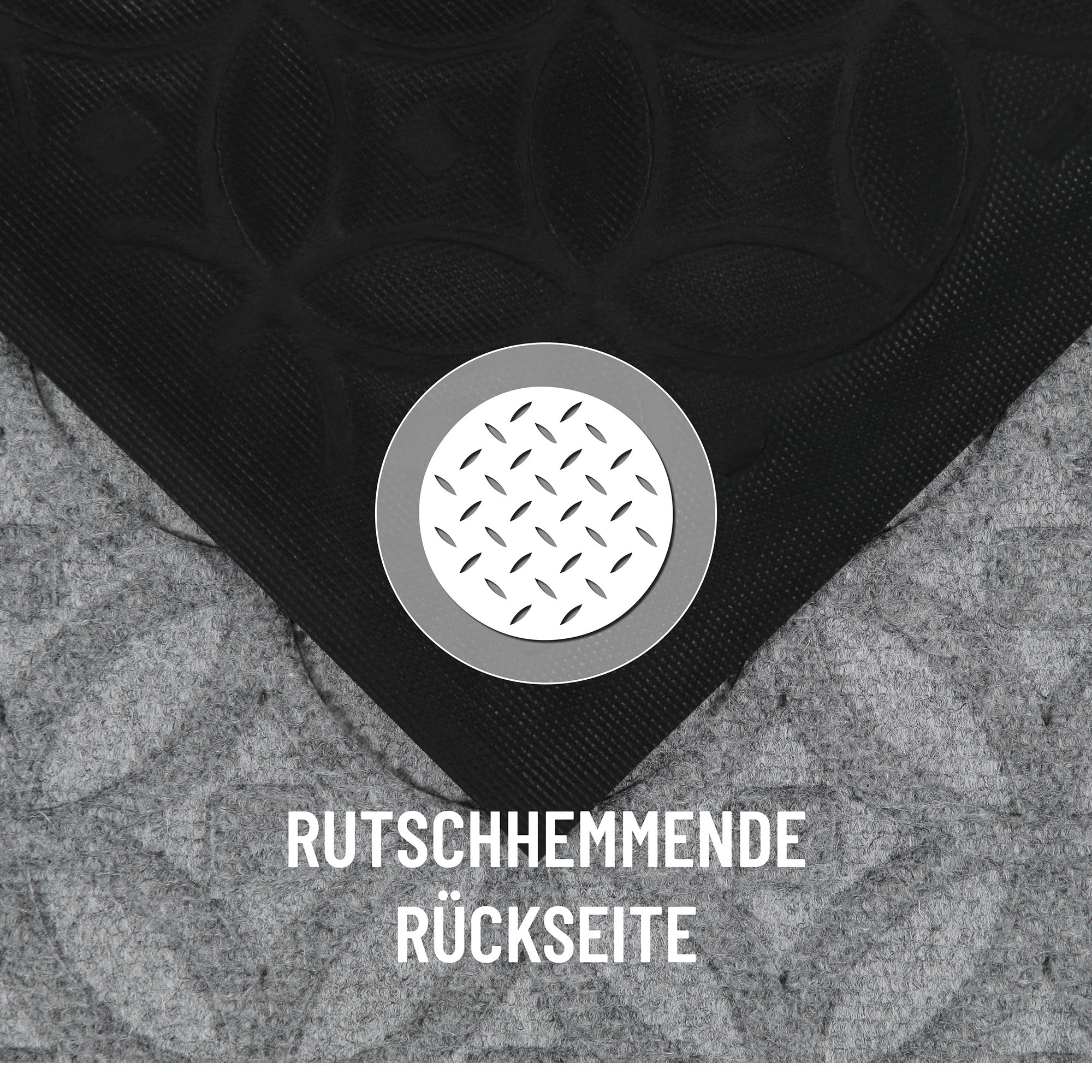 Fußmatte Hellgrau "Midnight Mosaic" WECONhome